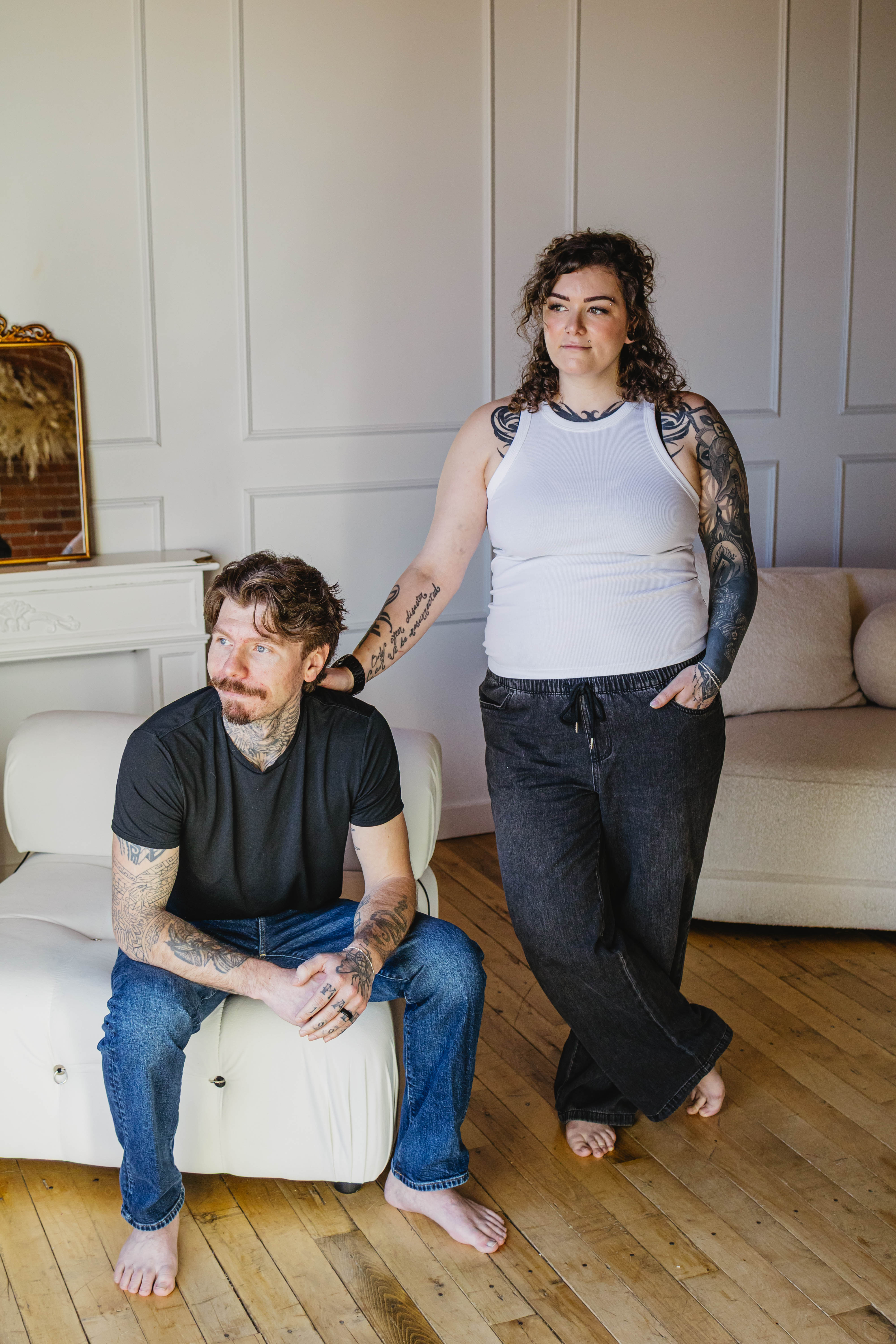 Intimate couples portrait session by Mara Studios Edmonton