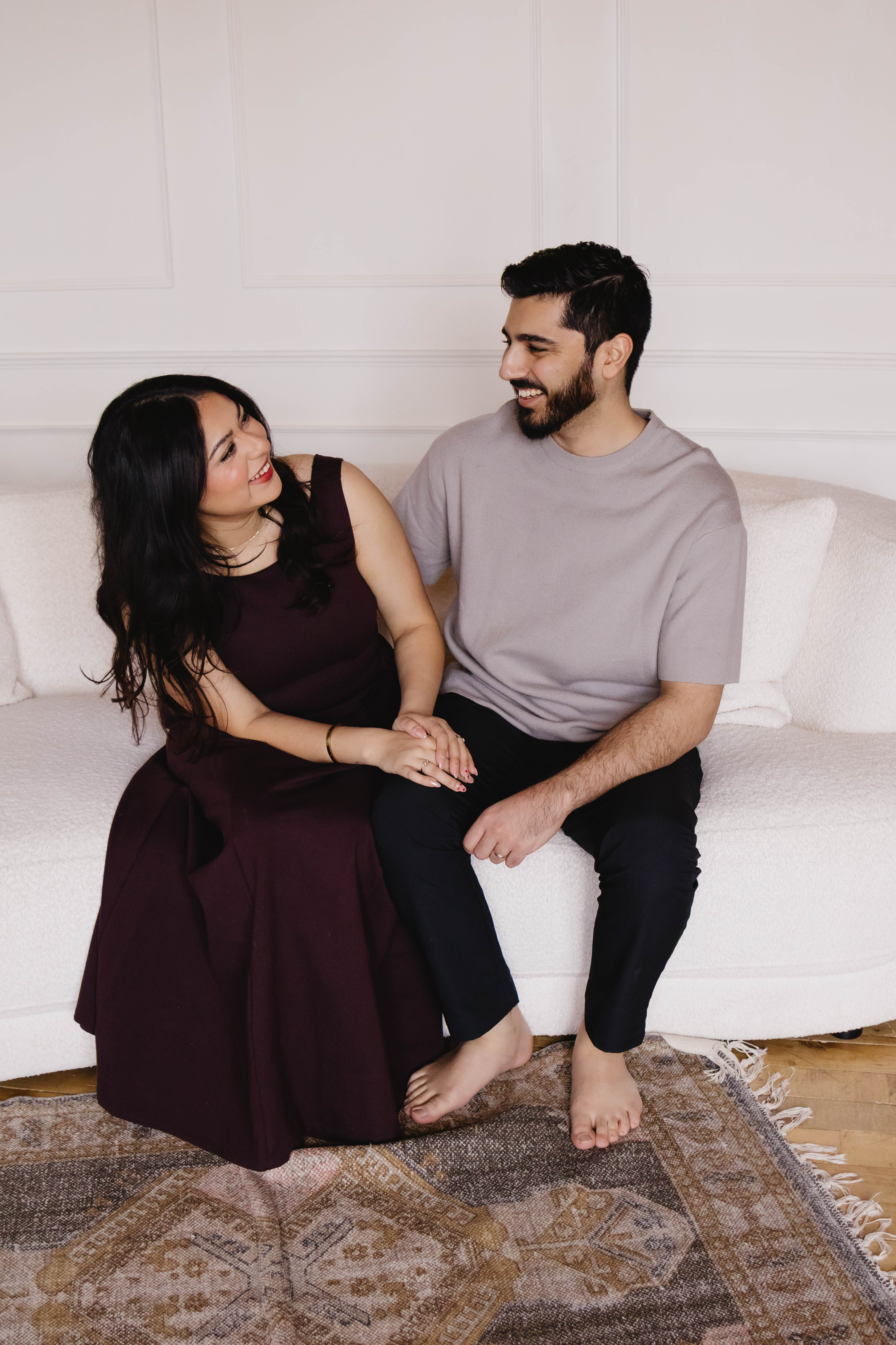 Family lifestyle session in natural light